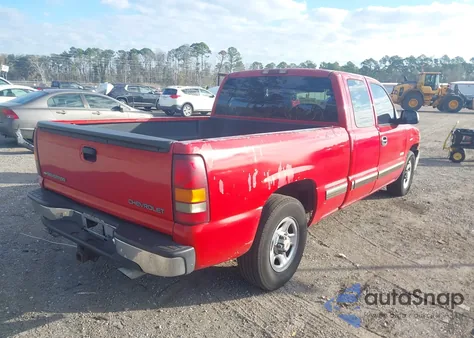 2000 Chevrolet Silverado 1500 Ls from USA, damaged, VIN 2GCEC19T1Y1113696
